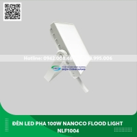 Đèn pha led 100W Nanoco NLF1004 IP65 ánh sáng trung tính