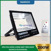 Đèn Pha Năng Lượng Mặt Trời 200W Nanoco NLFS200635L