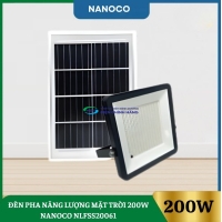 Đèn Pha Năng Lượng Mặt Trời 200W Nanoco NLFSS20061