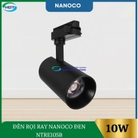 Đèn Rọi Ray10w Nanoco Đen NTRE105B