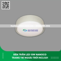 Đèn Trần LED 18w Nanoco NCL1331 Trang Trí Ngoài Trời