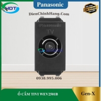 Gen X_ Ổ cắm data, tivi, điện thoại WEV2501B loại ổ Tivi