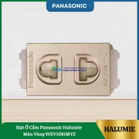 Hạt Ổ Cắm Panasonic Halumie Màu Vàng WEV1081MYZ