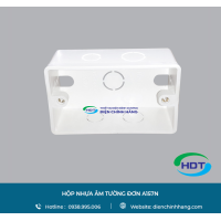 Hộp nhựa âm tường đơn A157N