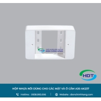 HỘP NHỰA NỔI MPE DÙNG CHO CÁC MẶT VÀ Ổ CẮM A30 AK237