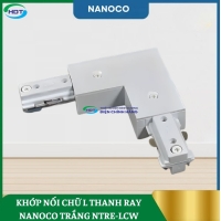 Khớp Nối Chữ L Cho Thanh Ray Đèn Rọi Trắng NTRE-LCW