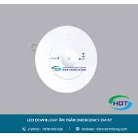 LED DOWNLIGHT ÂM TRẦN MPE EMERGENCY EM-AT