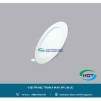 ĐÈN LED ÂM TRẦN MPE 12W TRÒN RPL-12-3C