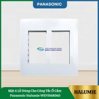 Mặt 6 Lỗ Dùng Cho Công Tắc Ổ Cắm Panasonic Halumie WEVH68060