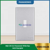 Mặt CB Cóc Panasonic Wide Bạc WEV7061MW