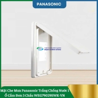 Mặt Che Mưa Panasonic Trắng Chống Nước 1 Ổ Cắm Đơn 3 Chấu WEG79029SWK-VN