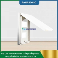 Mặt Che Mưa Panasonic Trắng Chống Nước 2 Công Tắc Ổ Cắm WEG7902SWK-VN