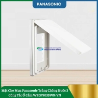 Mặt Che Mưa Panasonic Trắng Chống Nước 3 Công Tắc Ổ Cắm WEG7903SWK-VN