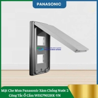 Mặt Che Mưa Panasonic Xám Chống Nước 2 Công Tắc Ổ Cắm WEG7902HK-VN