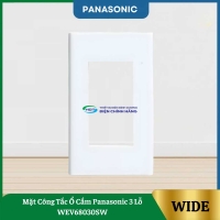 Mặt Công Tắc Ổ Cắm Panasonic 3 Lỗ WEV68030SW