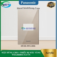 MẶT DÙNG CHO 1 THIẾT BỊ MÀU VÀNG WEGH6801CYZ-VN