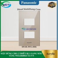 MẶT DÙNG CHO 2 THIẾT BỊ MÀU VÀNG WEGH6802CYZ-VN