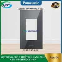 MẶT DÙNG CHO 3 THIẾT BỊ MÀU XÁM WEGH6803CYH-VN