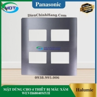 MẶT DÙNG CHO 4 THIẾT BỊ MÀU XÁM WEVH68040MYH