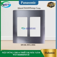 MẶT DÙNG CHO 6 THIẾT BỊ MÀU XÁM WEVH68060MYH