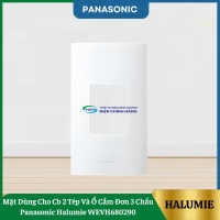 Mặt Dùng Cho Cb 2 Tép Và Ổ Cắm Đơn 3 Chấu Panasonic Halumie WEVH680290