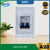 Mặt dùng cho MCB 2 cực MPE AMCB2N