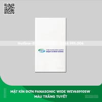 Mặt kín đơn Panasonic dòng Wide WEV68910SW màu trắng tuyết