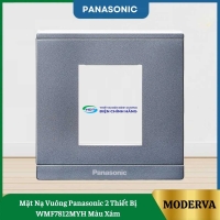 Mặt Nạ Vuông Panasonic 2 Thiết Bị WMF7812MYH Màu Xám