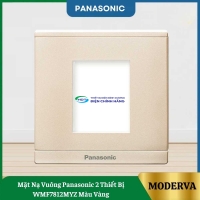 Mặt Nạ Vuông Panasonic 2 Thiết Bị WMF7812MYZ Màu Vàng