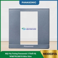 Mặt Nạ Vuông Panasonic 3 Thiết Bị WMF7813MYH Màu Xám