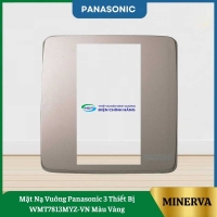 Mặt Nạ Vuông Panasonic 3 Thiết Bị WMT7813MYZ-VN Màu Vàng