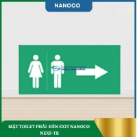 Mặt Toilet Xuống Đèn EXIT Nanoco NEXF-TD