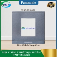 MẶT VUÔNG 2 THIẾT BỊ MÀU XÁM WMFV7812MYH