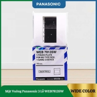 Mặt Vuông Panasonic 3 Lỗ WEB7813SW