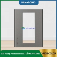 Mặt Vuông Panasonic Xám 3 Lỗ WEB7813MH