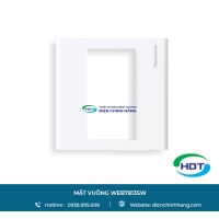 Mặt vuông 3 thiết bị Panasonic trắng WEB7813SW