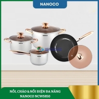 Nồi, Chảo Và Nồi Điện Đa Năng Nanoco NCWS850