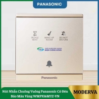 Nút Nhấn Chuông Vuông Panasonic Có Đèn Báo Màu Vàng WMF936MYZ-VN