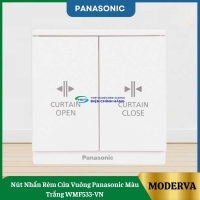 Nút Nhấn Rèm Cửa Vuông Panasonic Màu Trắng WMF533-VN