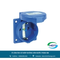 Ổ cắm âm có nắp không kín nước PCE F1050-0B