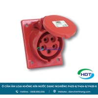 Ổ cắm âm loại không kín nước dạng nghiêng PCE F423-6