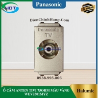 Ổ CẮM ANTEN TIVI 75OHM MÀU VÀNG WEV2501MYZ