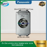 Ổ CẮM ANTEN TIVI 75OHM MÀU XÁM WEV2501MYH