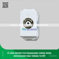 Ổ cắm anten Tivi Panasonic dòng Wide WEV2501SW màu trắng tuyết