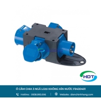 Ổ cắm chia 3 ngã loại không kín nước PCE F9430401