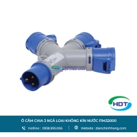 Ổ cắm chia 3 ngã loại không kín nước PCE F9432000