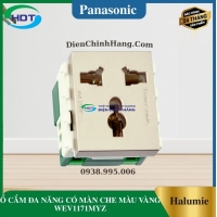 Ổ CẮM ĐA NĂNG CÓ MÀN CHE MÀU VÀNG WEV1171MYZ