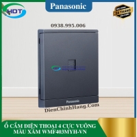 Ổ CẮM ĐIỆN THOẠI 4 CỰC VUÔNG MÀU XÁM WMF403MYH-VN