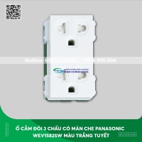 Ổ cắm đôi 3 chấu Panasonic WEV1582SW