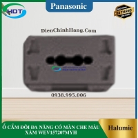 Ổ CẮM ĐÔI ĐA NĂNG CÓ MÀN CHE MÀU XÁM WEV157207MYH